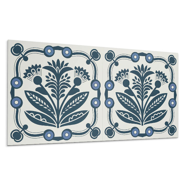 Pvc obkladový panel Květinový vzor s listy