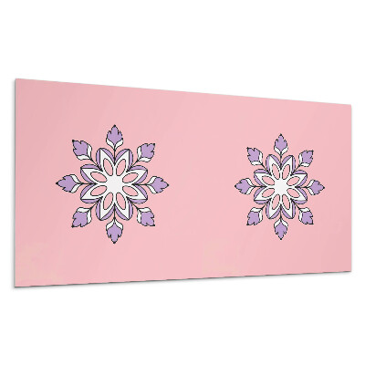 Panel na zeď Květinový vzor mandaly