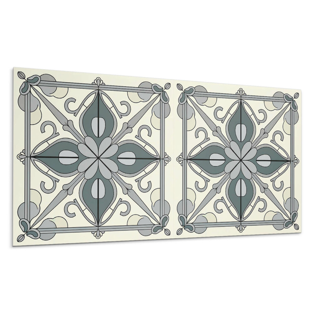 Pvc obkladový panel Květinový vzor s ornamenty