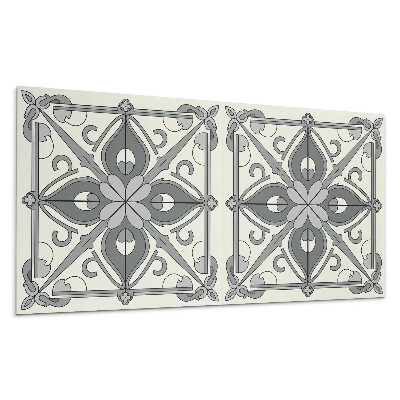 Panel na zeď Květinový vzor se symetrií