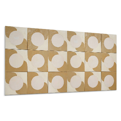 Panel na zeď Geometrické kruhy a oblouky