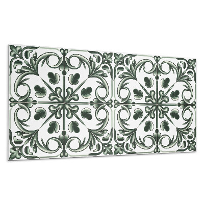 Panel na zeď Rostlinný vzor v dlaždici