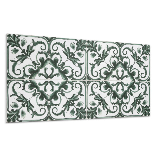 Dekoracni panel Rostlinný vzor ve čtvercích