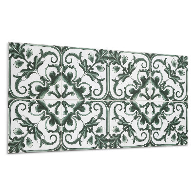 Dekoracni panel Rostlinný vzor ve čtvercích