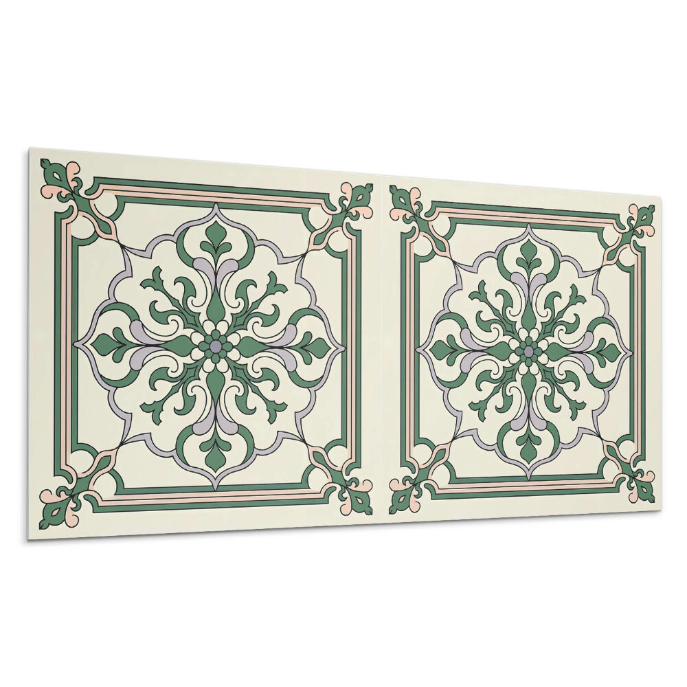 Pvc obkladový panel Květinový vzor s ornamenty