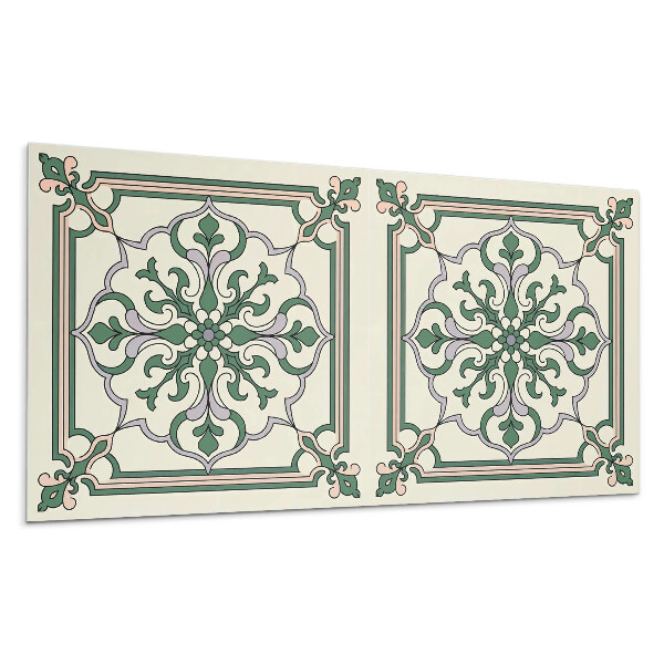 Pvc obkladový panel Květinový vzor s ornamenty