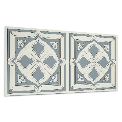 Pvc obkladový panel Květinový vzor na dlaždicích