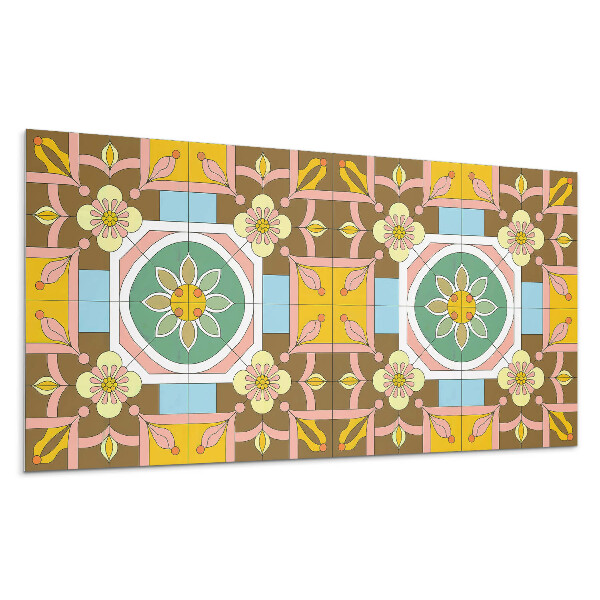 Panel na zeď Květinový vzor na pozadí