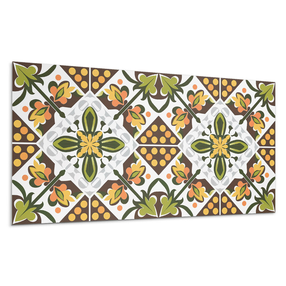 Pvc obkladový panel Květinový vzor v symetrii