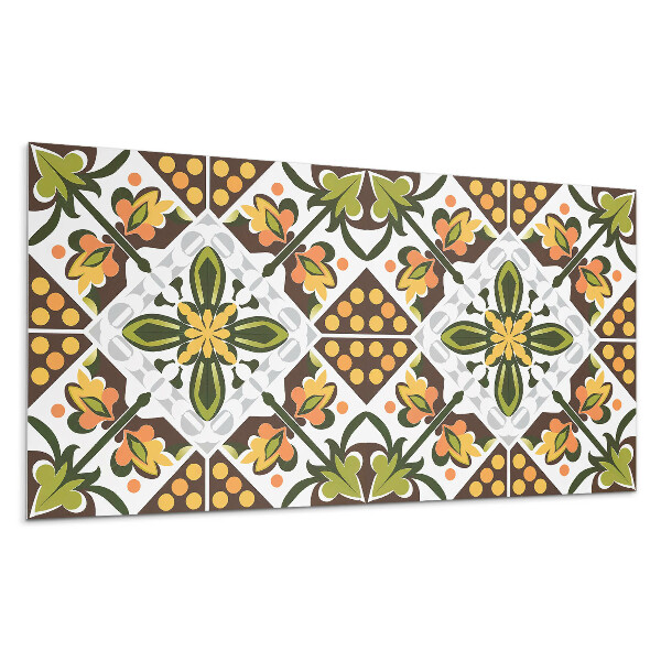 Pvc obkladový panel Květinový vzor v symetrii