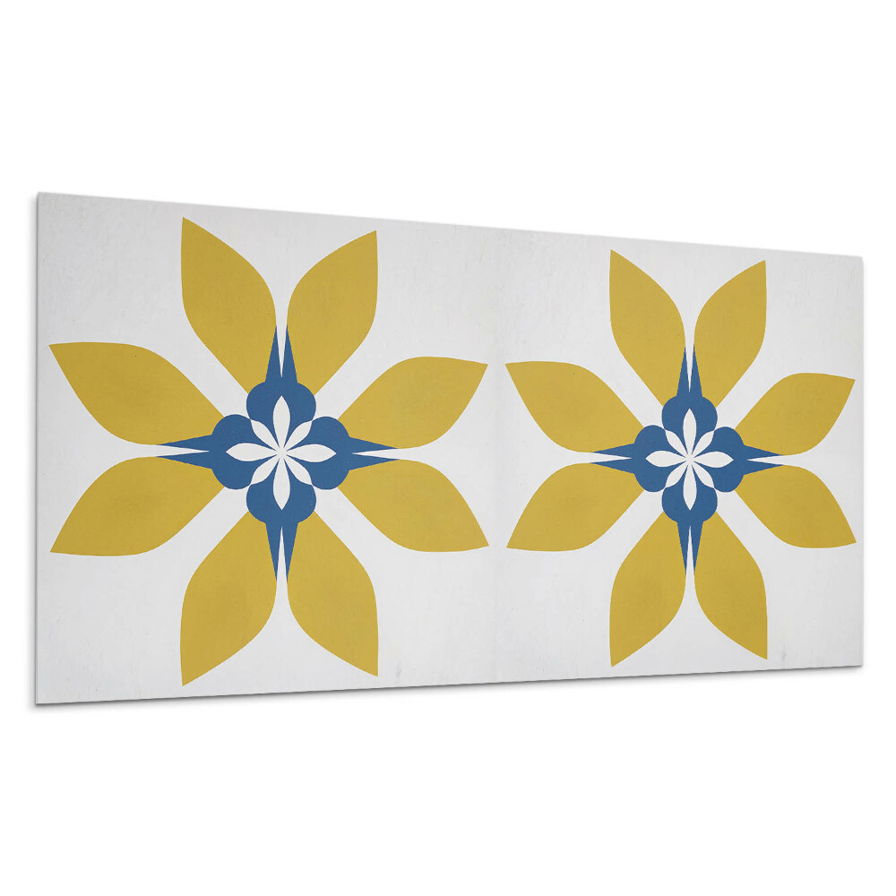 Nástěnný panel Květinový vzor s listy