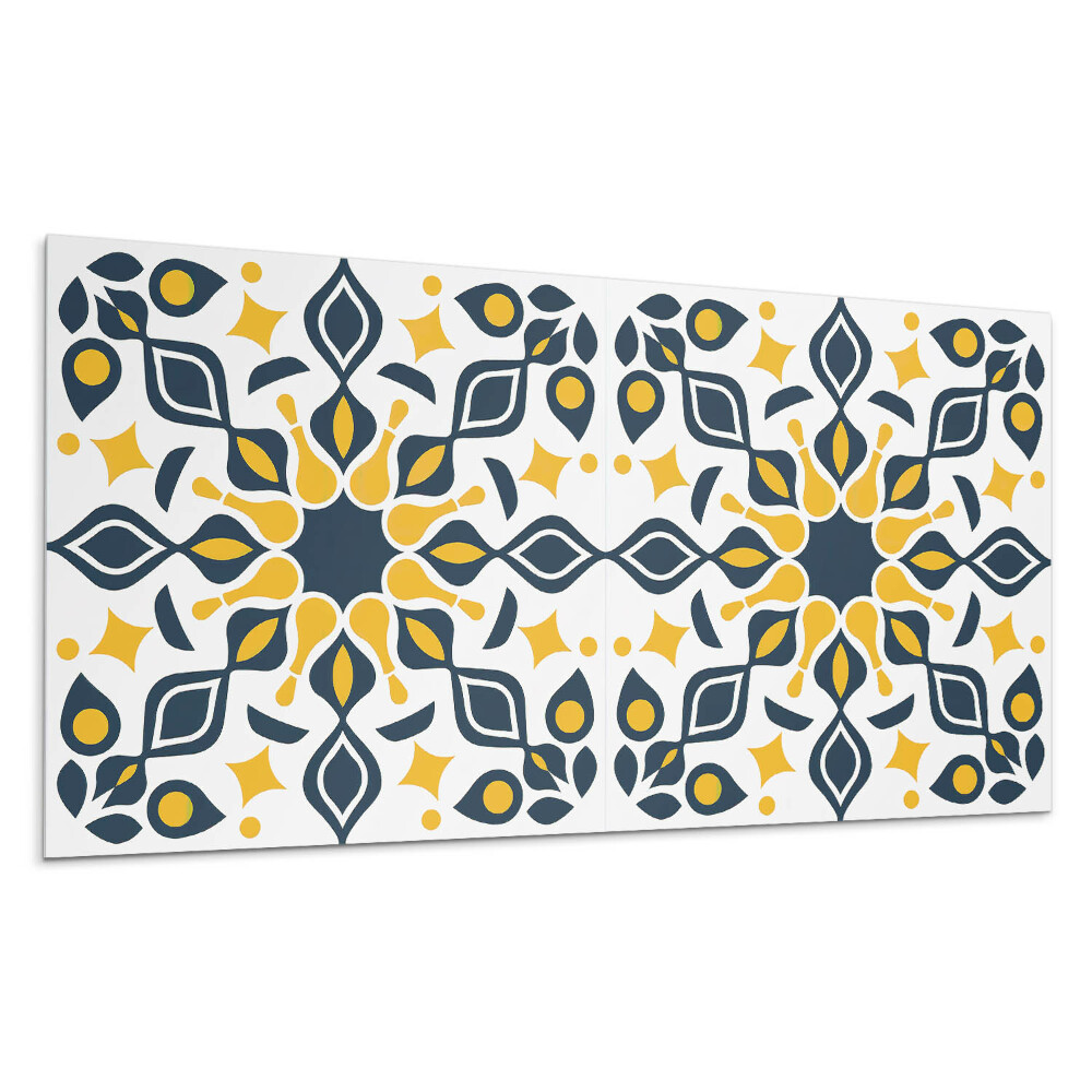 Dekoracni panel Květinový vzor se symetrií