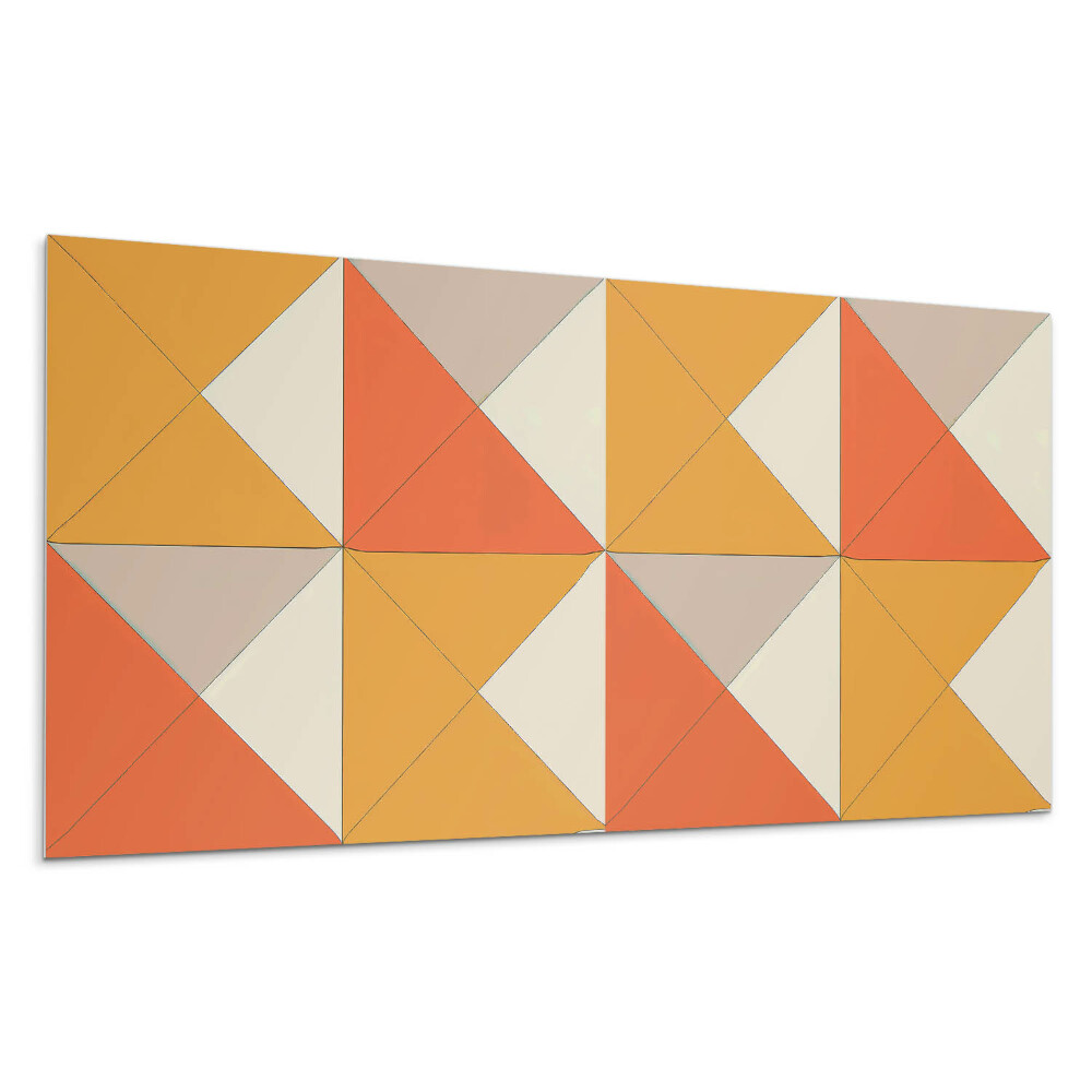 Panel na zeď Geometrické trojúhelníky v uspořádání