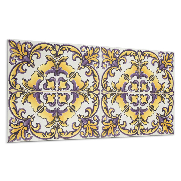 Nástěnný panel Květinový keramický vzor