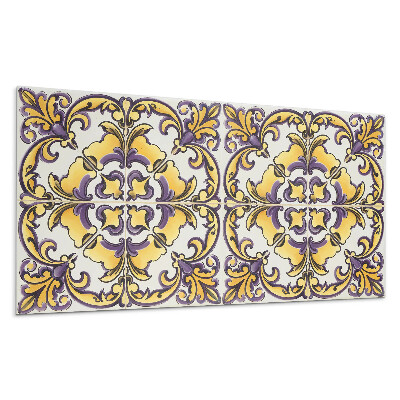 Nástěnný panel Květinový keramický vzor