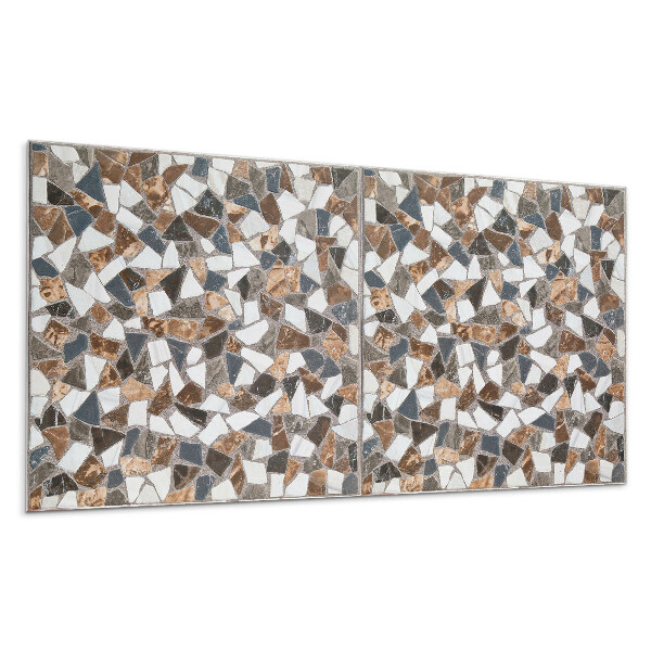 Nástěnný panel Mozaika s různými tvary