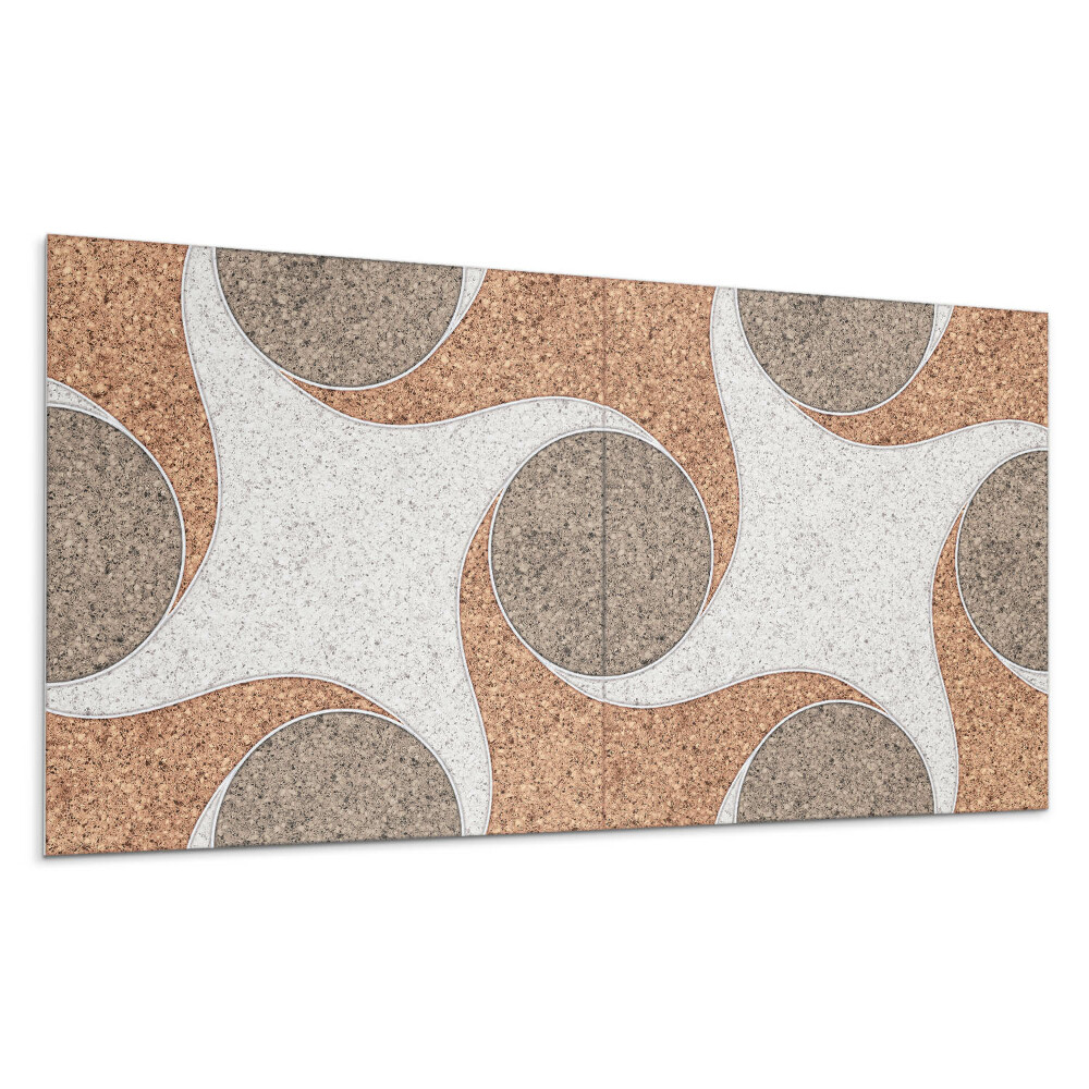 Dekoracni panel Vzorek s kruhy a vlnami