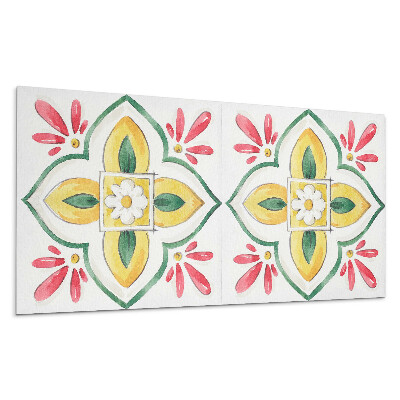 Pvc obkladový panel Květinový vzor v rámu