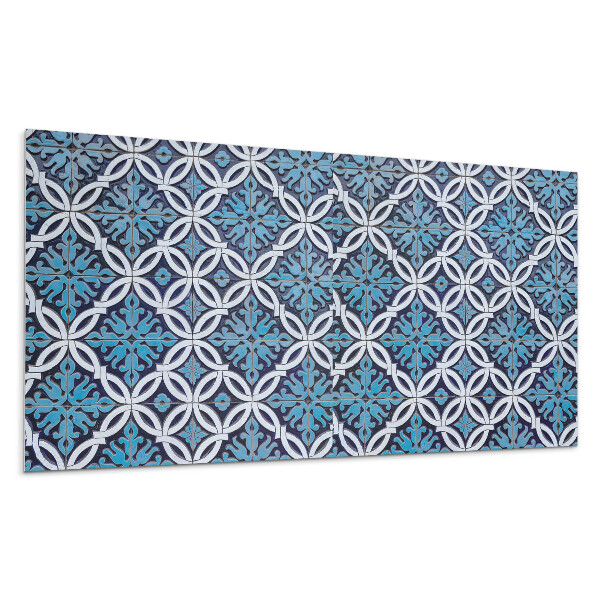 Dekoracni panel Geometrický vzor s květinovým motivem