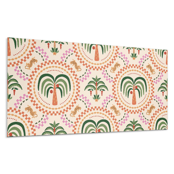 Panel na zeď Vzor tropických rostlin