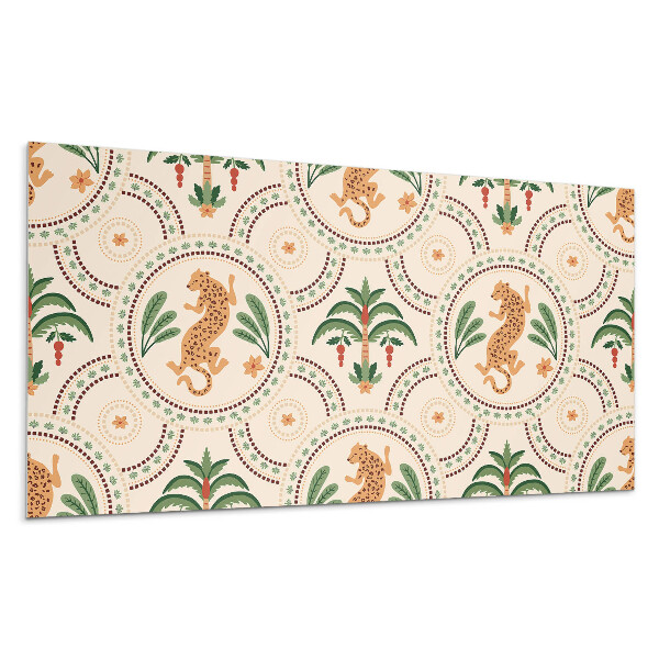 Panel na zeď Tropický leopardí vzor