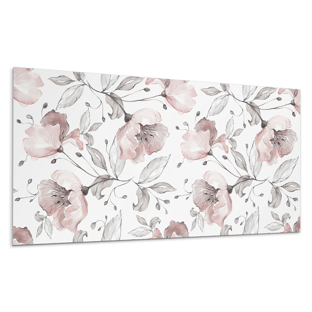 Panel na zeď Květinový akvarelový vzor