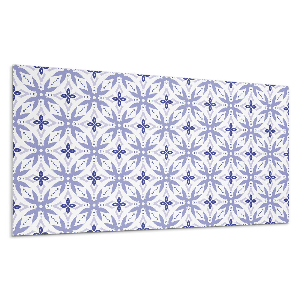 Panel na zeď Geometrický vzor s květinami