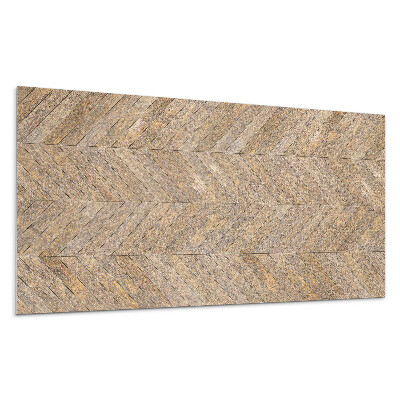 Panel na zeď Vzor rybí kosti na desce