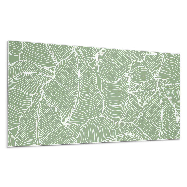 Nástěnný panel Listový vzor s vlnami