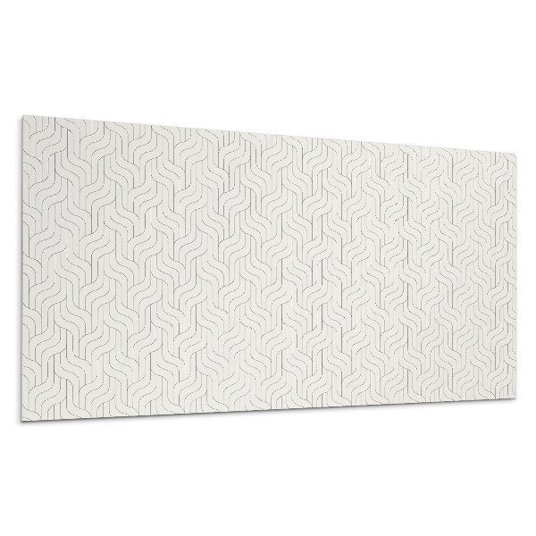 Panel na zeď Vlny v geometrickém uspořádání