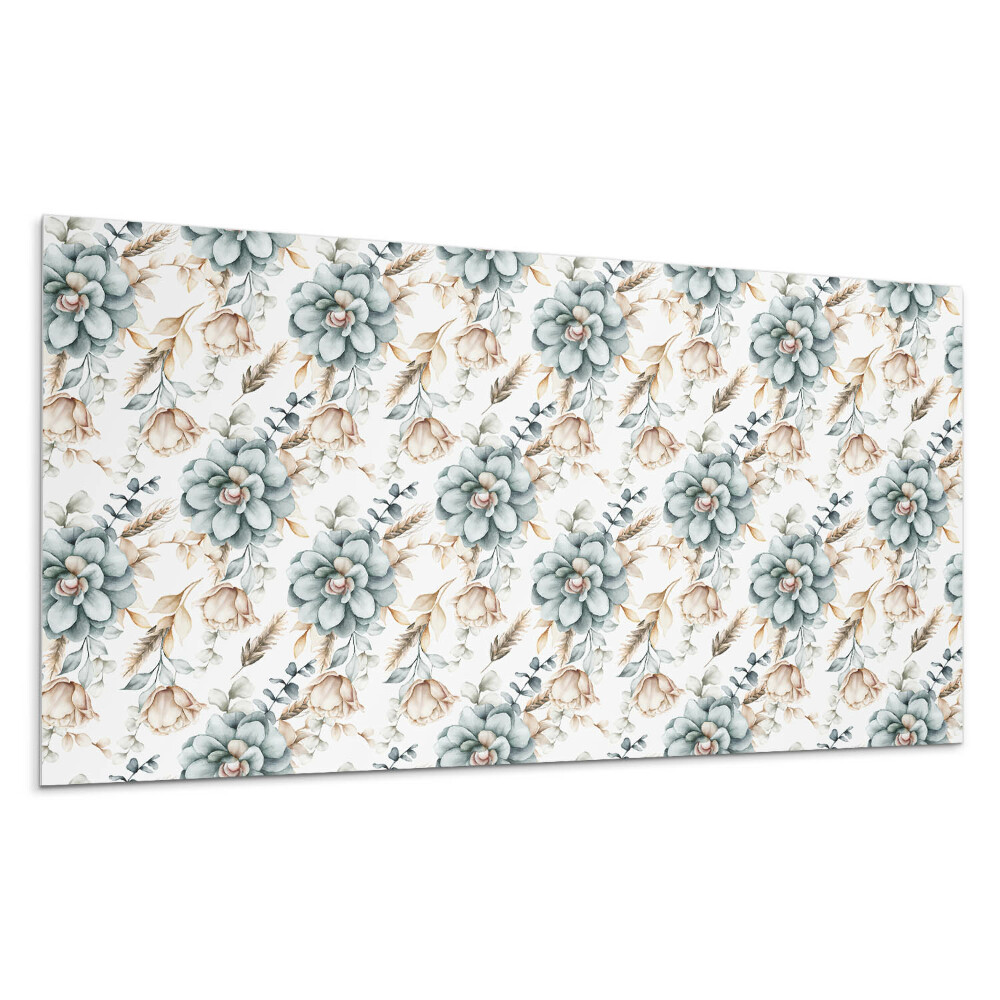 Nástěnný panel Květinový rostlinný vzor