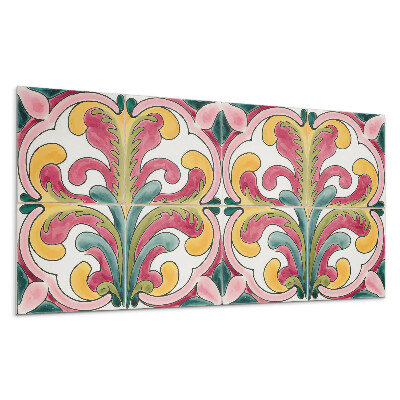 Nástěnný panel Rostlinný vzor s vlnami