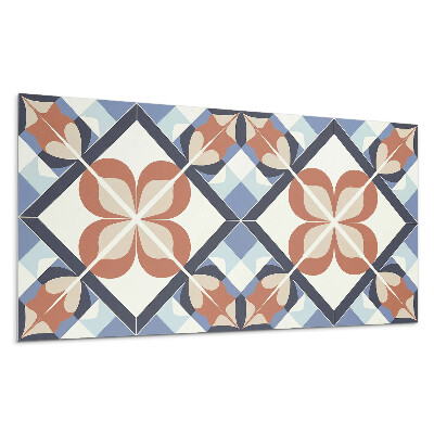 Dekoracni panel Symetrický květinový vzor