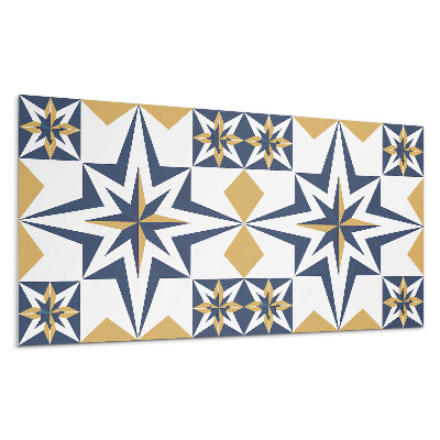 Nástěnný panel Geometrické hvězdy ve čtvercích