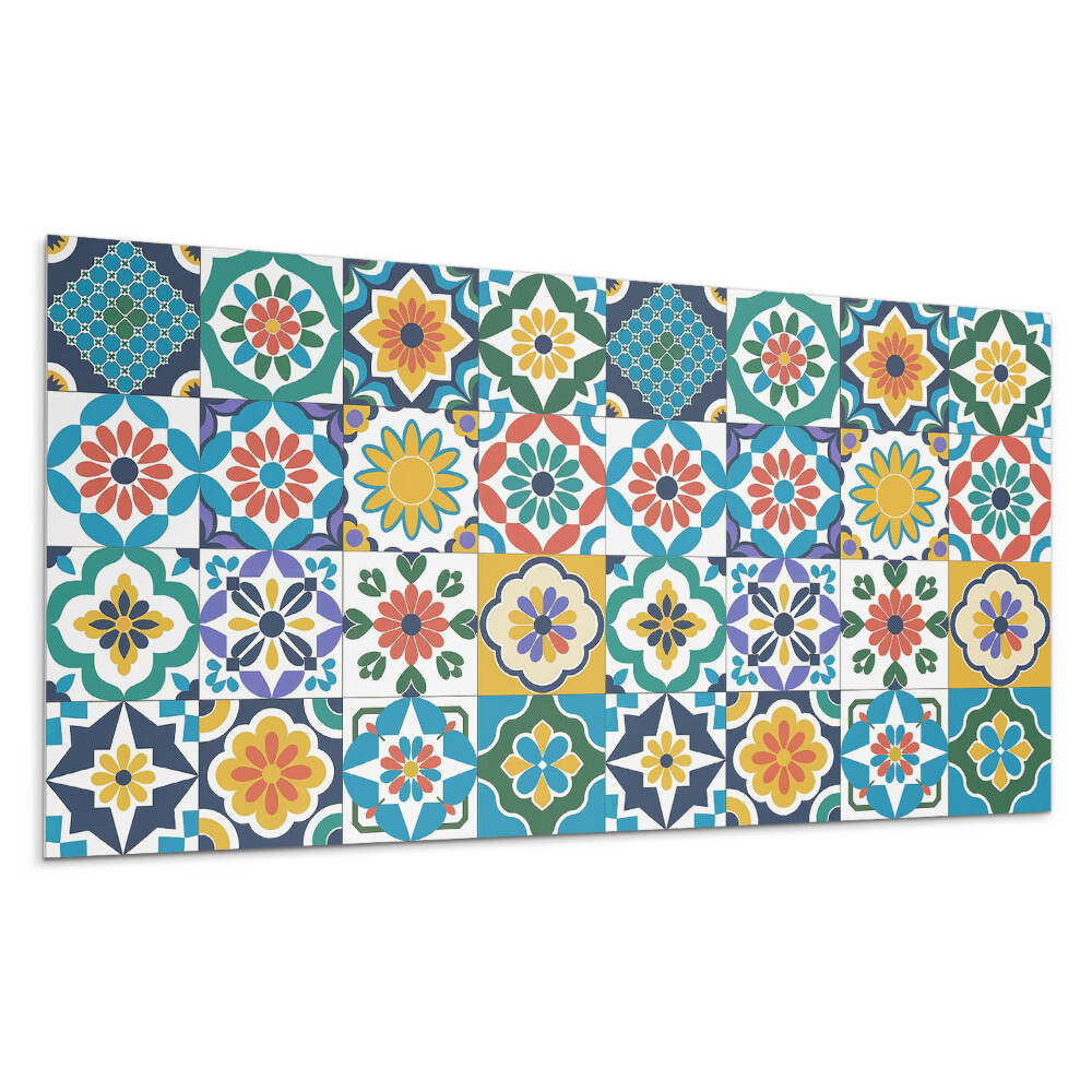 Obkladový panel Květinové a geometrické vzory