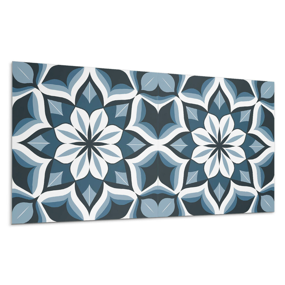 Dekoracni panel Květinový motiv v symetrii