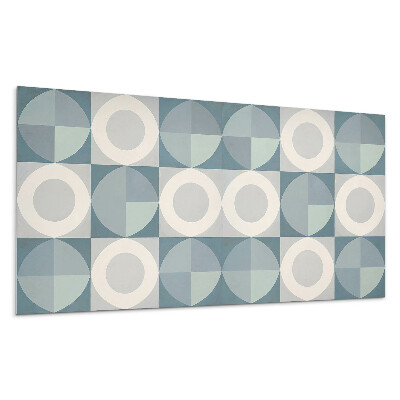 Nástěnný panel Geometrie kruhů a tvarů