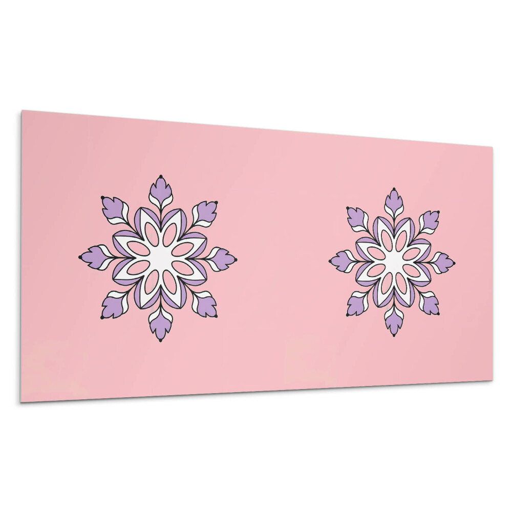 Panel na zeď Květinový vzor mandaly