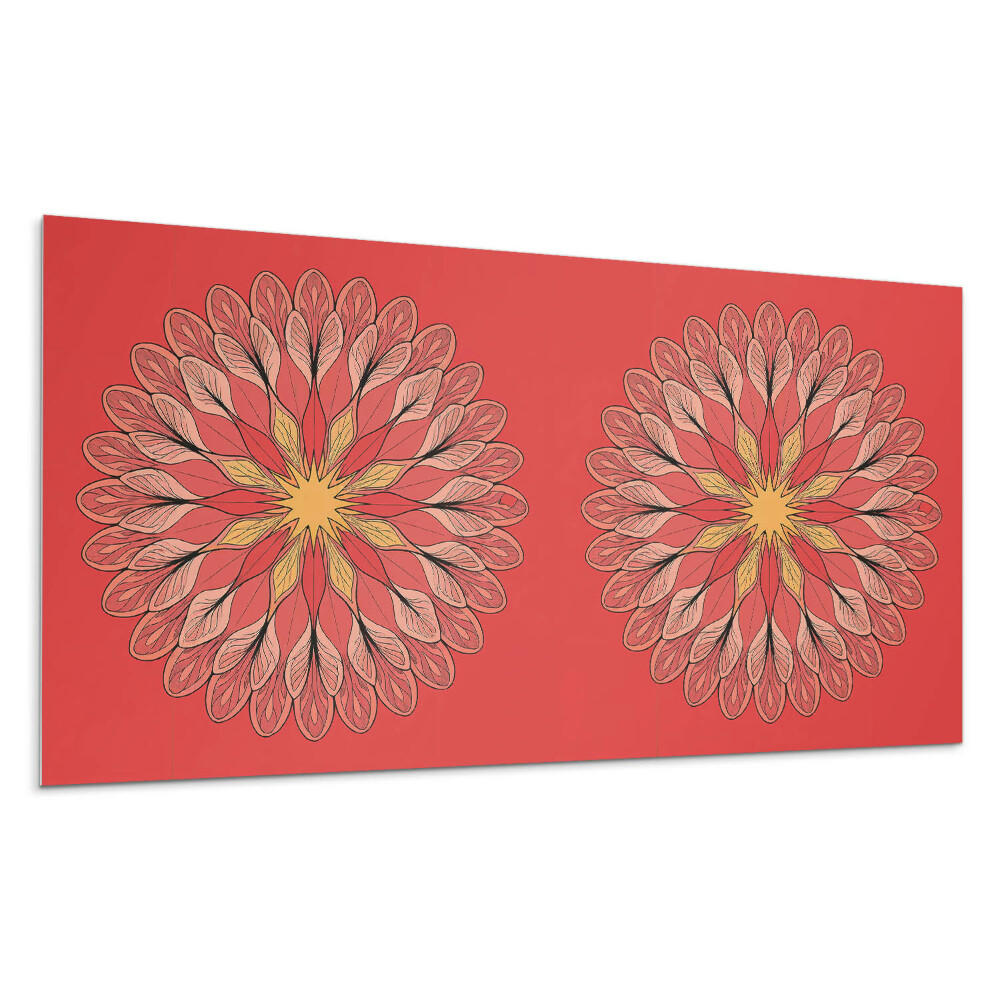 Obkladový panel Květinový vzor mandaly