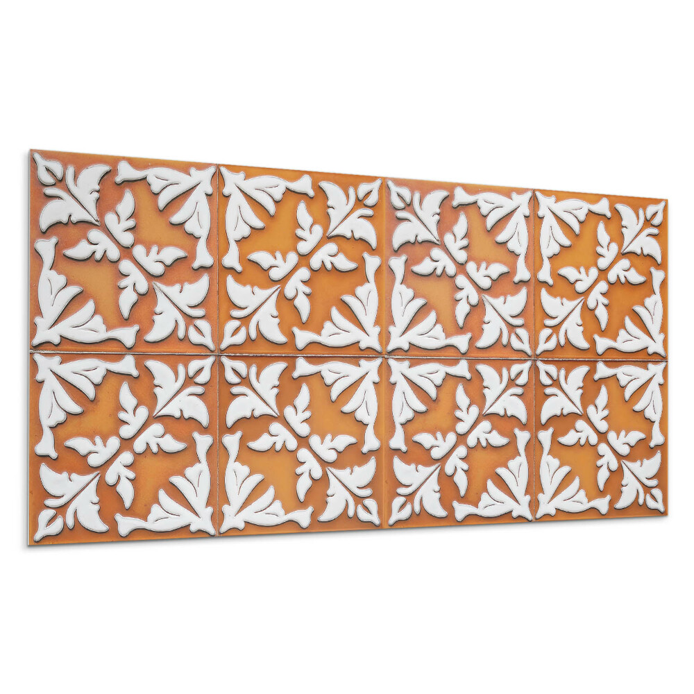 Obkladový panel Rostlinný vzor na dlaždicích