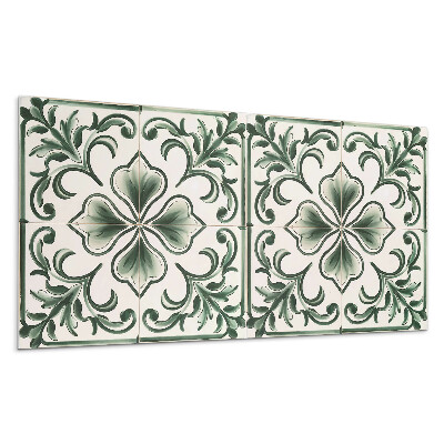 Panel na zeď Vzorek s listy a srdíčky