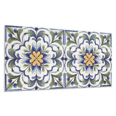 Nástěnný panel Květinový keramický vzor