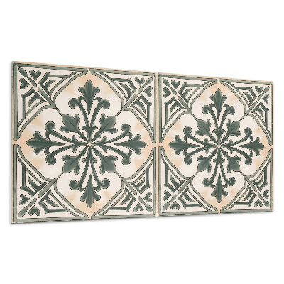 Nástěnný panel Rostlinný vzor ve čtverci