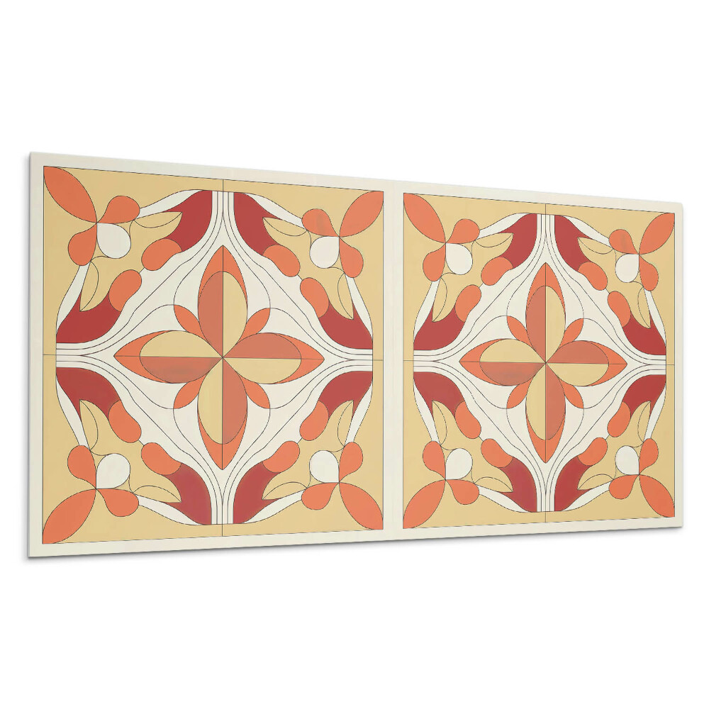 Nástěnný panel Abstraktní květinový vzor