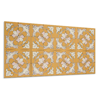 Nástěnný panel Květinový vzor v mozaice