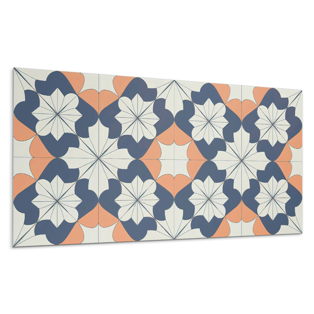 Dekoracni panel Geometrický květinový vzor