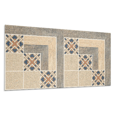 Panel na zeď Geometrické vzory na dlaždicích