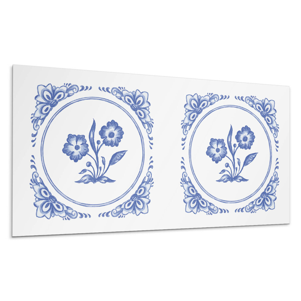 Obkladový panel Květinový vzor v kruhu