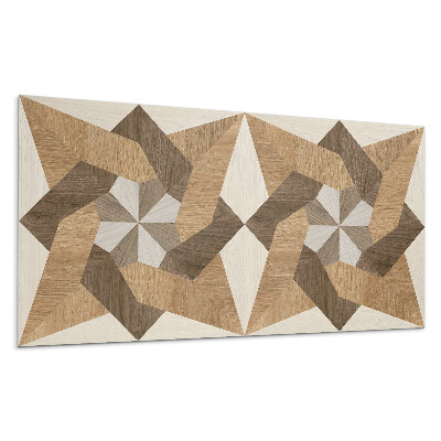 Dekoracni panel Polygonální dřevěná mozaika