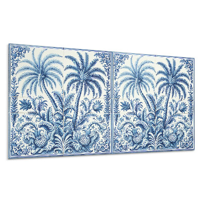 Nástěnný panel Vzor tropických rostlin